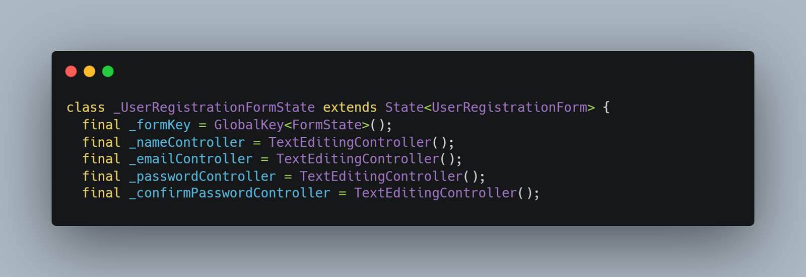 Controller Registrasi Lengkap